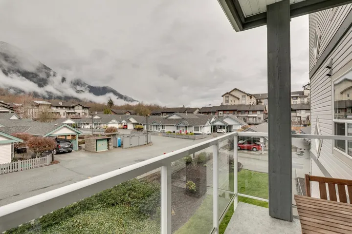 Balcony with a residential view