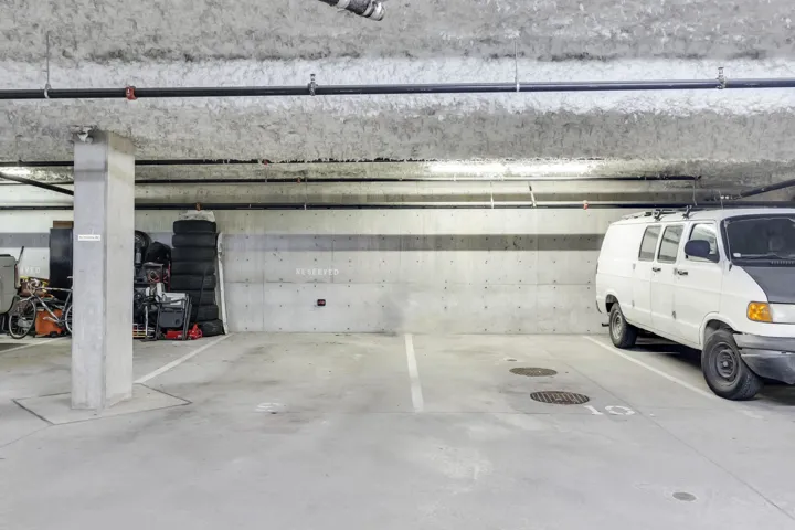 View of parking deck