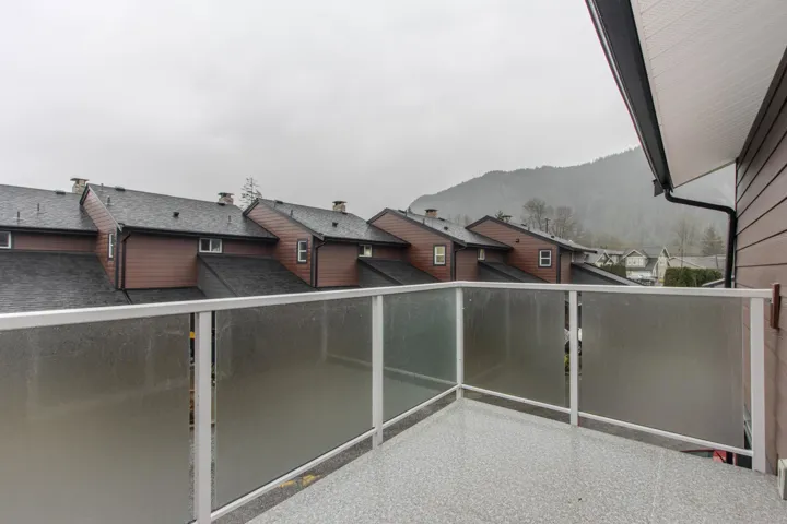 Balcony with a residential view