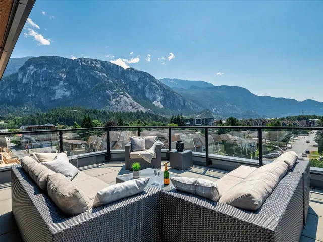 View of mountain backdrop