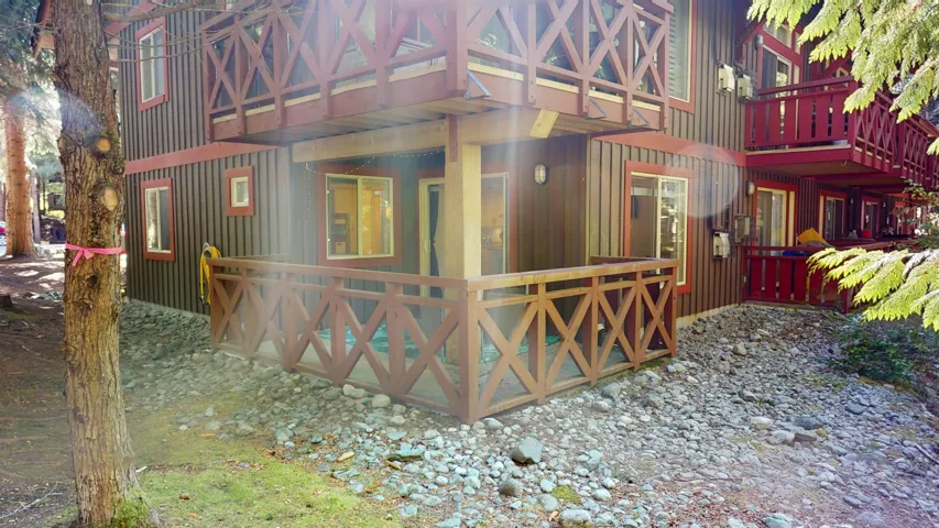 View of home's exterior featuring board and batten siding