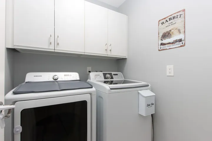 Half bath featuring vanity and toilet