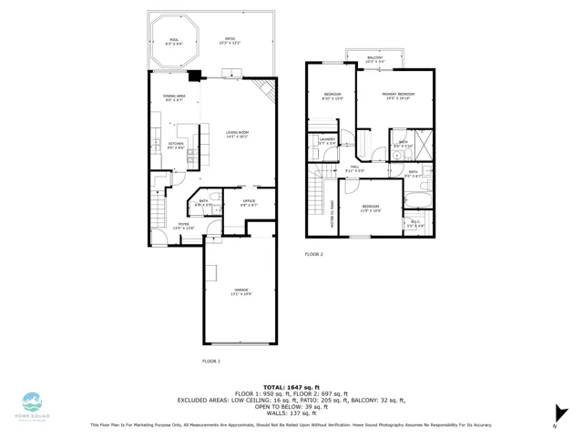 Full bath with vanity and a stall shower