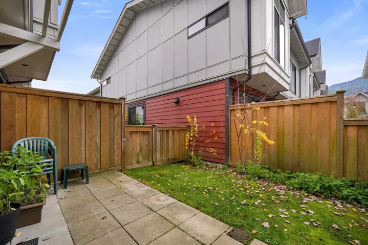 Fenced backyard featuring a patio area