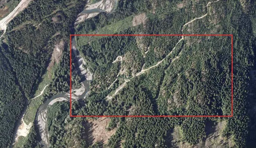 Map / location with property boundaries highlighted
