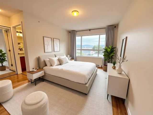 Bedroom featuring wood finished floors