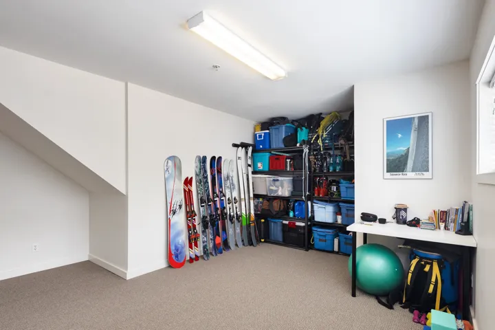 View of storage area