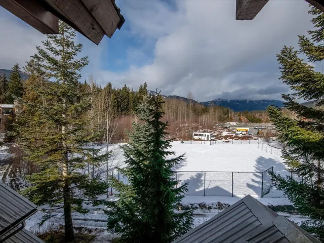 Exterior space with a view of trees