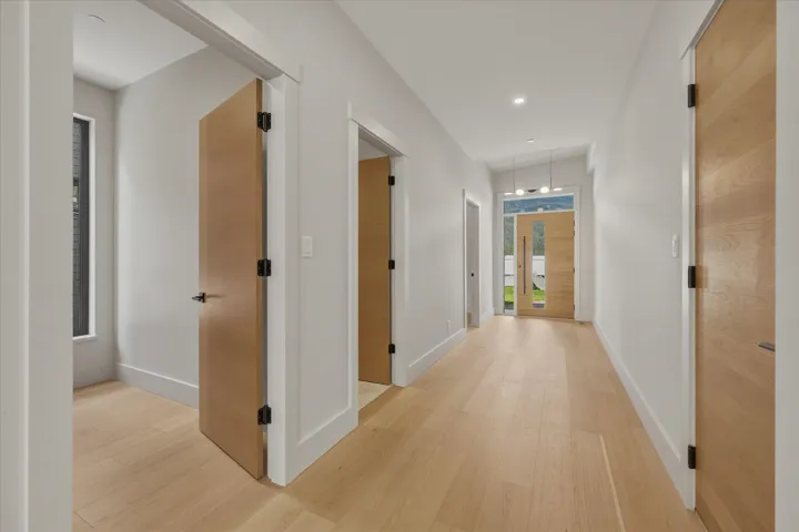 Office at front entrance, half bathroom and walk-in front entrance closet.