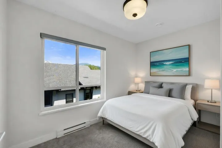 Bedroom virtually staged