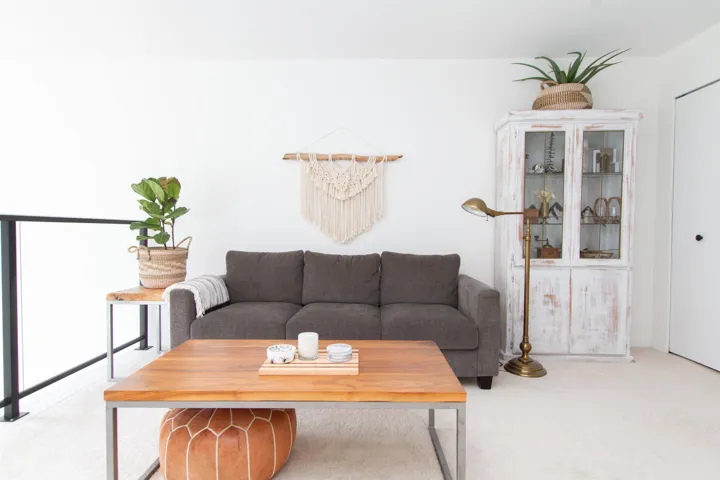 Living area featuring carpet floors