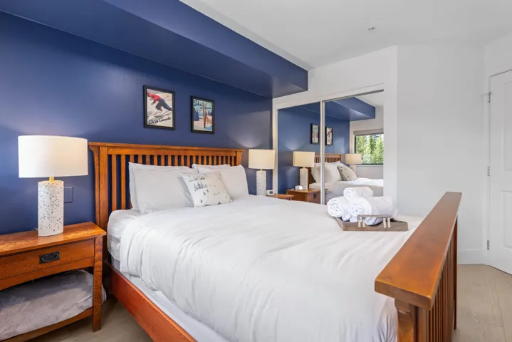 Bedroom featuring a closet and wood finished floors