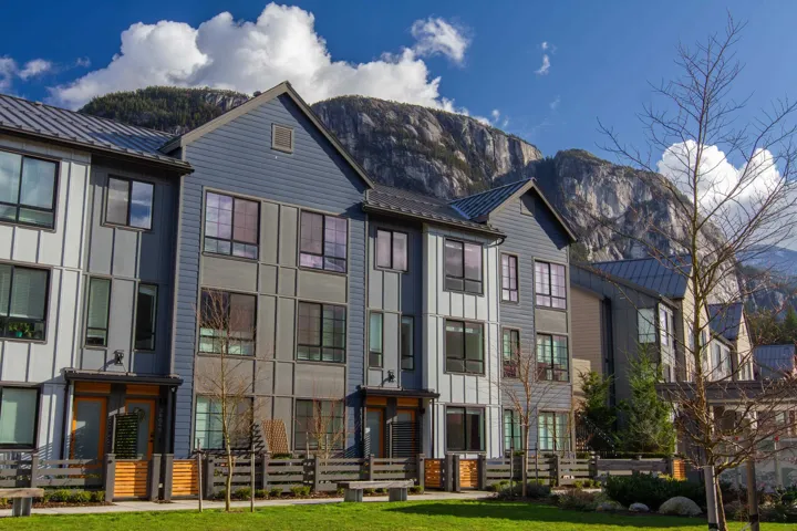 View of property featuring a mountain view
