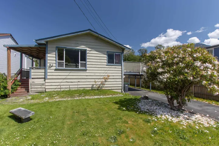 Rear view of house