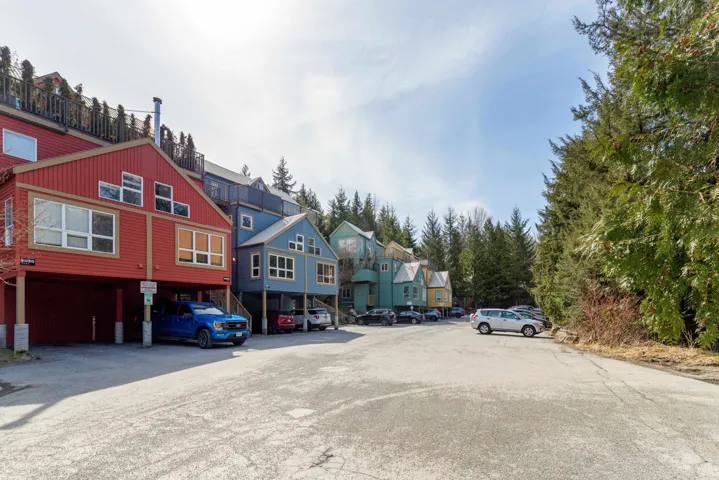 View of asphalt street with a residential view