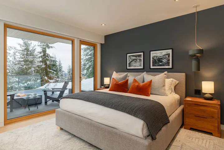 Bedroom featuring wood finished floors