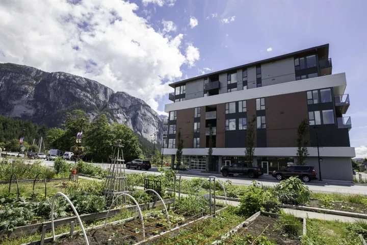 View of property featuring a mountain view