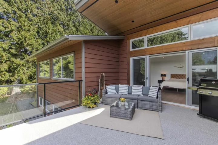 View of patio featuring grilling area and an outdoor living space