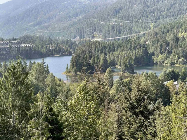 Water view featuring a forest