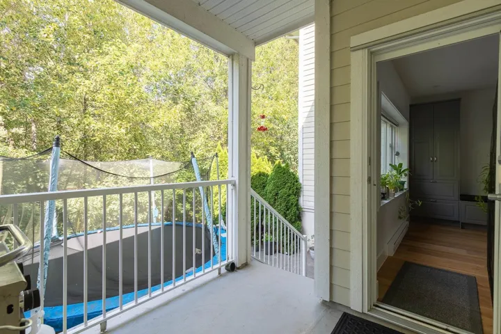 Back Balcony off of Kitchen