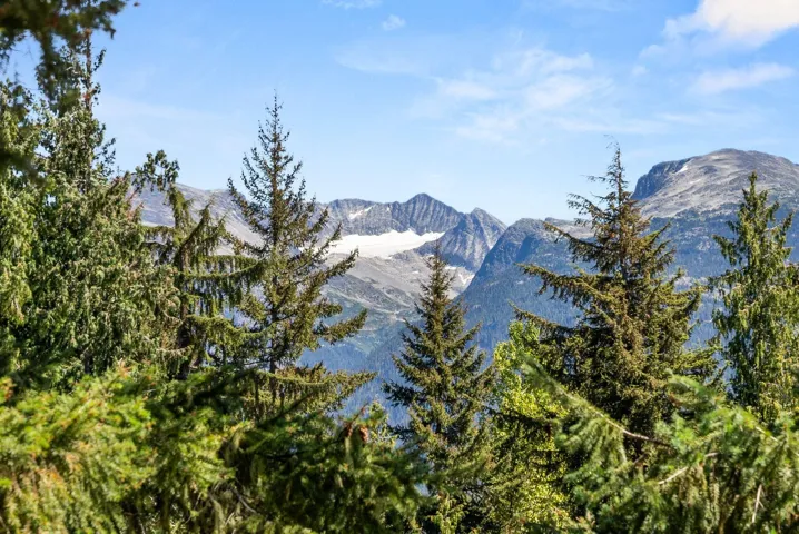 View of mountain backdrop