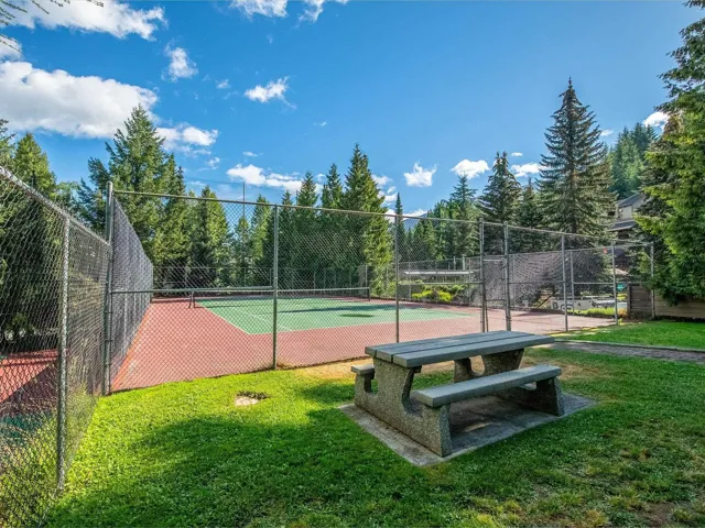 View of tennis court