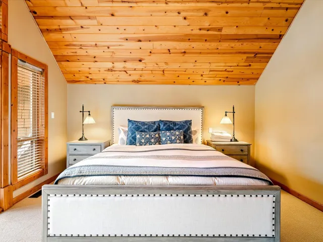 Premier bedroom is on the upper level.