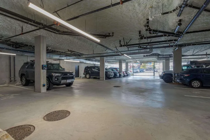 View of parking garage