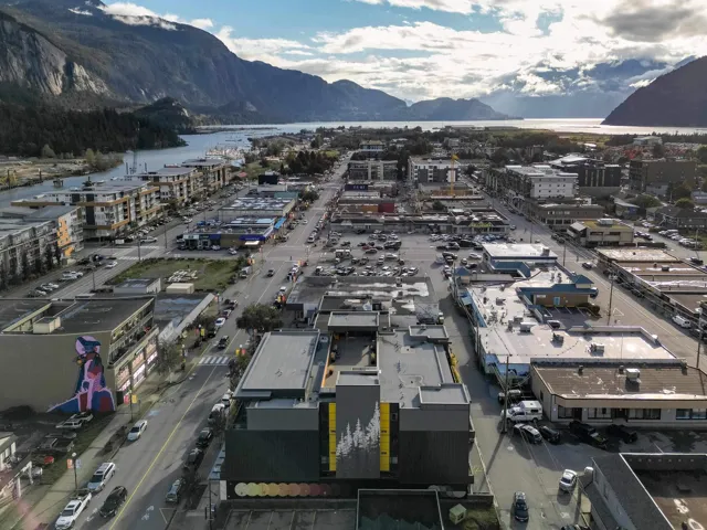 Drone / aerial view of mountains