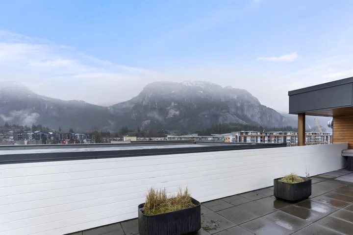 Water view with a mountainous background