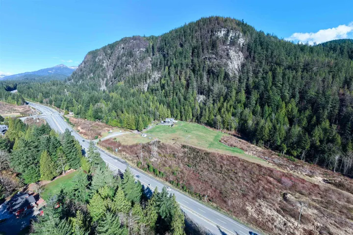 View of mountain background featuring a forest