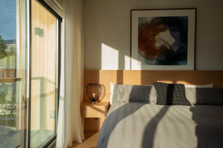Bedroom featuring wood finished floors