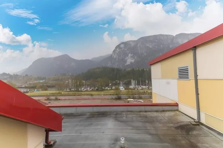 View of community with a mountain view
