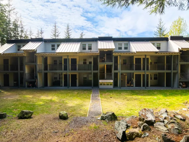 Rear view of property with a yard and metal roof