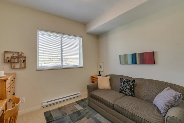 Bedroom used as a den