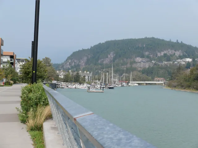 Water view featuring mountains