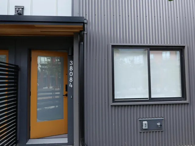 View of exterior entry