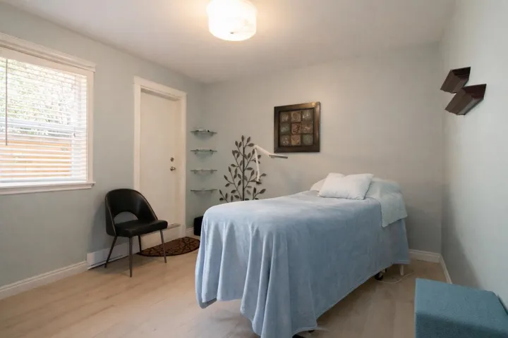 Bedroom featuring light wood-style flooring