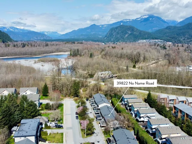 Bird's eye view featuring a residential view and a water and mountain view