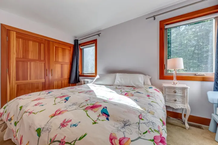 Bedroom featuring carpet floors