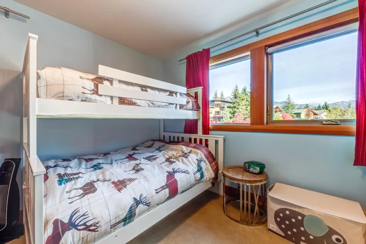 Bedroom featuring carpet