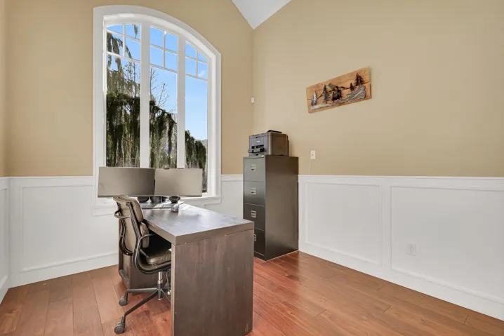 Bedroom on main level could also be used as an office.