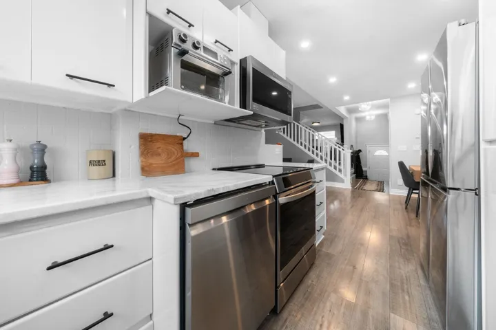 All new kitchen appliances less than a year old.