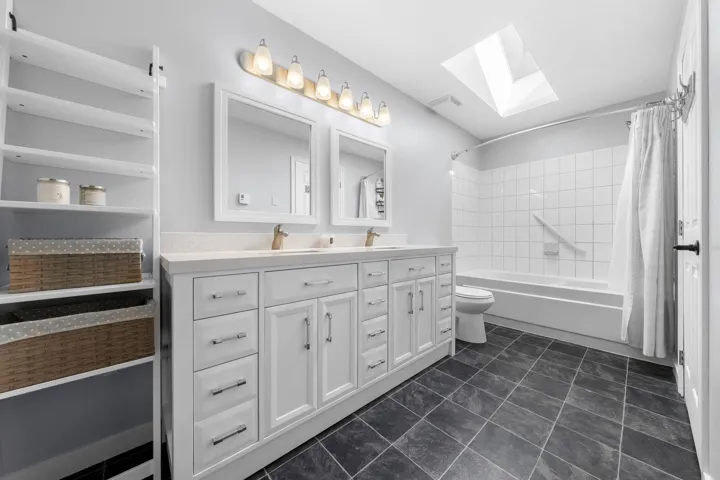 Primary bathroom upstairs