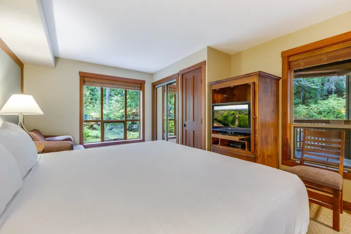 Bedroom featuring access to outside