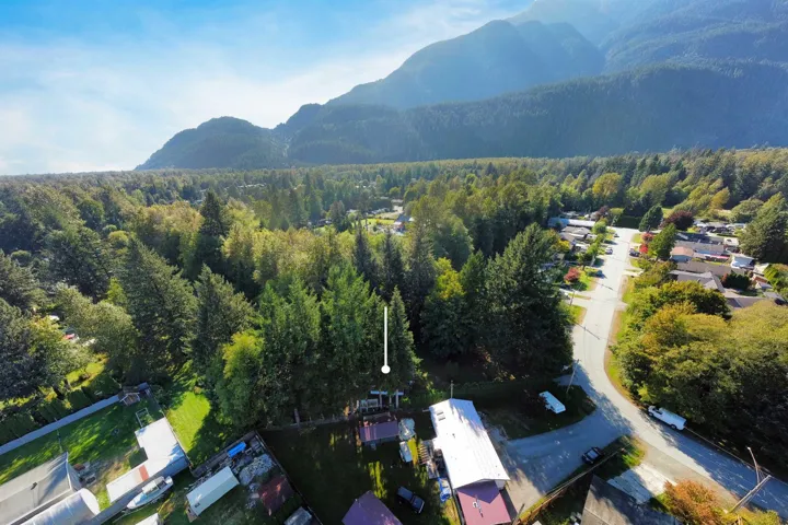 View of property location with mountains and a forest