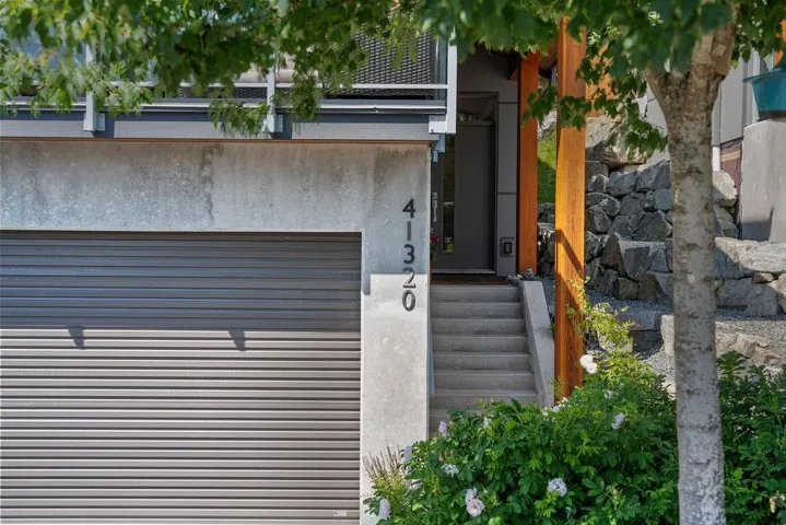 Exterior view of stucco siding