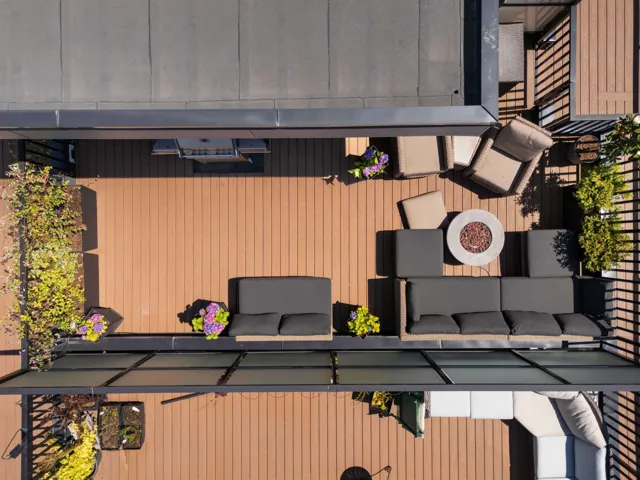 View of deck
