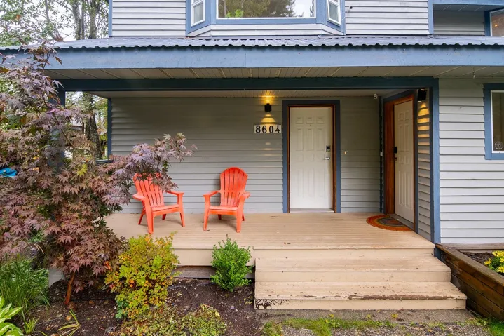 View of wooden porch