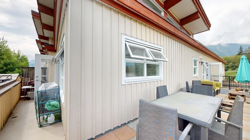 Exterior space with outdoor dining area